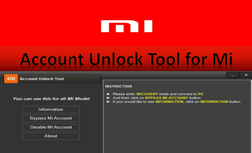 mi account unlock tool